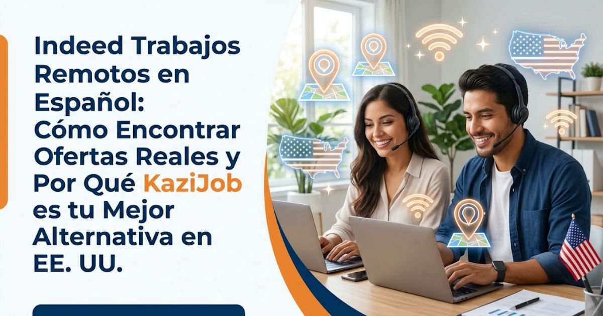 Indeed Trabajos Remotos en Español: Cómo Encontrar Ofertas Reales y Por Qué KaziJob es tu Mejor Alternativa en EE. UU.