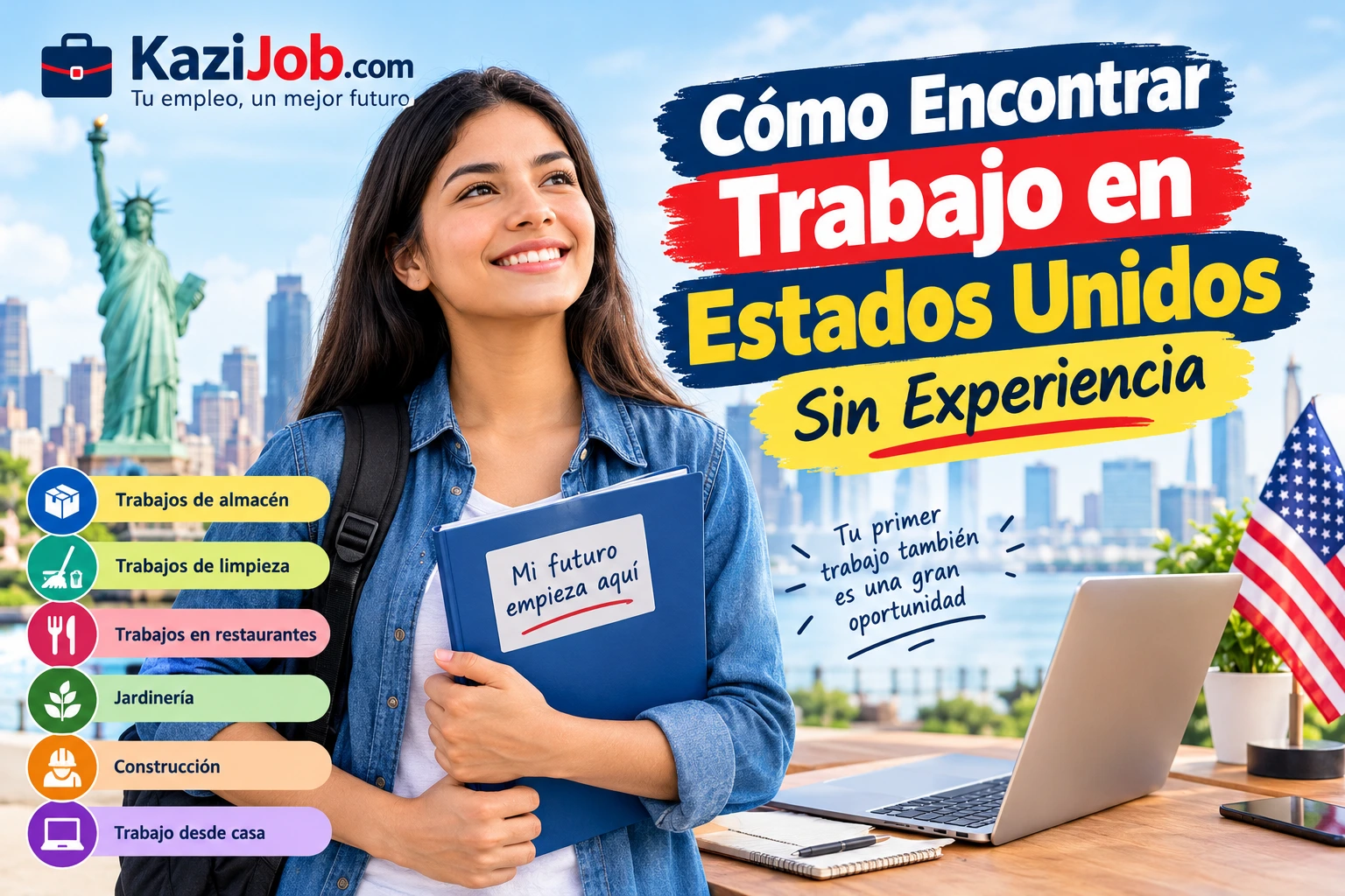 Trabajo Sin Experiencia en Estados Unidos | KaziJob