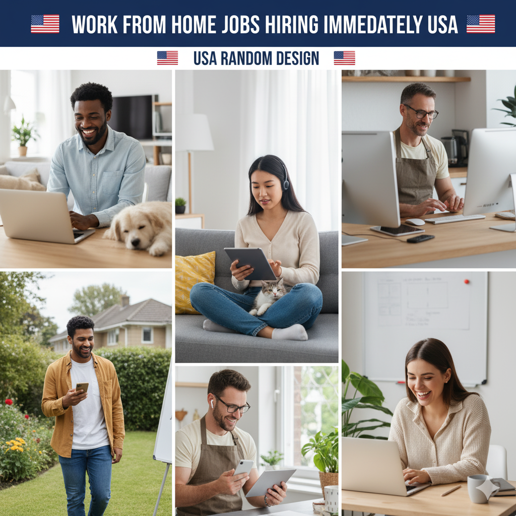 Online Home Jobs Without Experience in the USA - Start Today