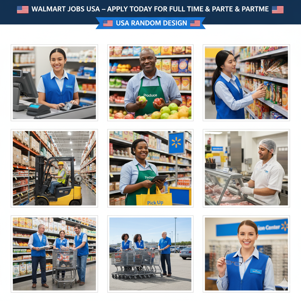 Walmart Jobs USA – Apply Today for Full Time & Part Time