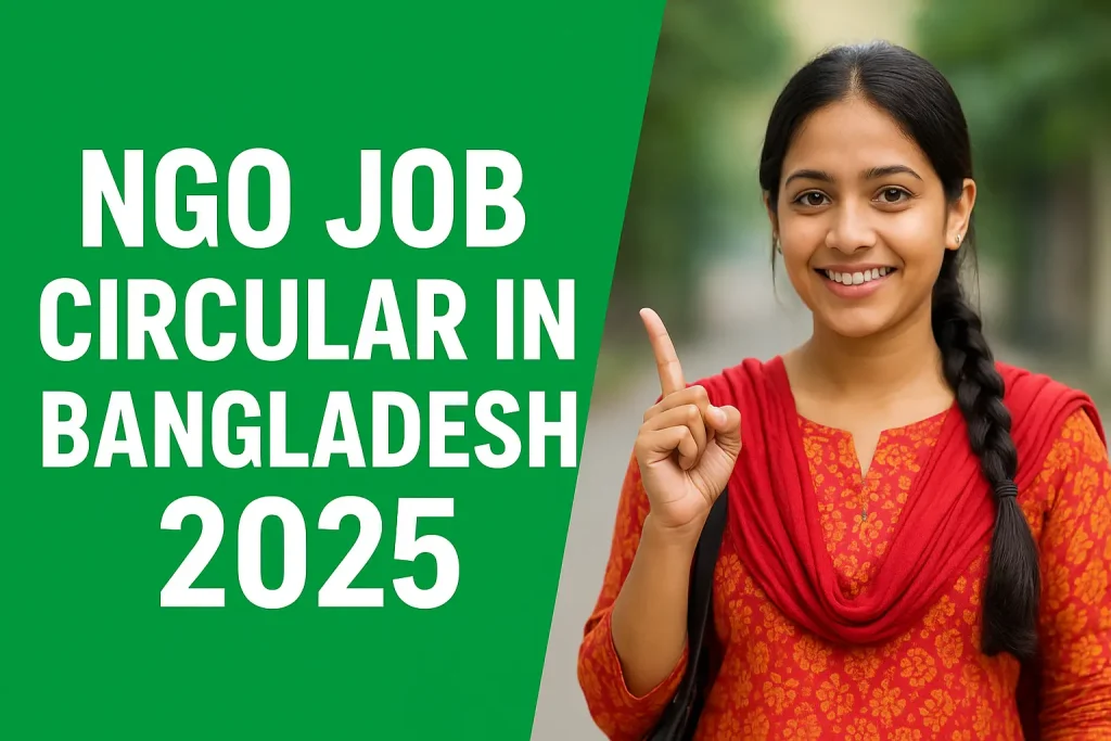 NGO Job Circular in Bangladesh